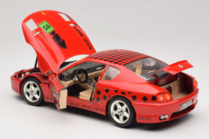 Ferrari 456 GT Interconti Car HiFi Raudonas Bburago 1:18 3036-D Metalas - nuotrauka 5 iš 8
