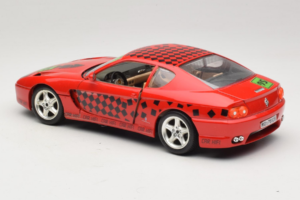Ferrari 456 GT Interconti Car HiFi Raudonas Bburago 1:18 3036-D Metalas - nuotrauka 7 iš 8