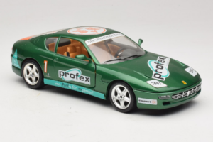 Ferrari 456 GT Profex #1 Žalias 1992 Bburago 1:18 3336-GR1 Metalas - nuotrauka 6 iš 8