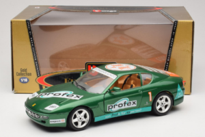 Ferrari 456 GT Profex #1 Žalias 1992 Bburago 1:18 3336-GR1 Metalas - nuotrauka 8 iš 8