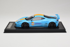 Ferrari 458 LB Works Gulf Blue Orange BBA 1:18 REMC033 Derva