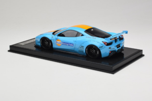 Ferrari 458 LB Works Gulf Blue Orange BBA 1:18 REMC033 Derva - nuotrauka 5 iš 7