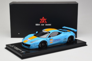 Ferrari 458 LB Works Gulf Blue Orange BBA 1:18 REMC033 Derva - nuotrauka 7 iš 7