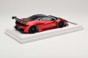 Ferrari 458 Liberty Walk LB-Silhouette WORKS GT Candy Raudonas IVY Merit 1:18 REMC003 Derva - nuotrauka 3 iš 6