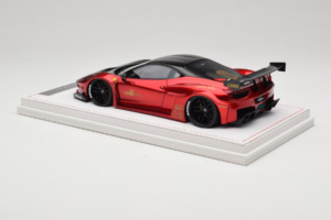 Ferrari 458 Liberty Walk LB-Silhouette WORKS GT Candy Raudonas IVY Merit 1:18 REMC003 Derva - nuotrauka 5 iš 6