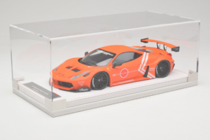 Ferrari 458 Liberty Walk LB-Silhouette WORKS GT Oranžinis IVY 1:18 REMC002 Derva - nuotrauka 2 iš 6