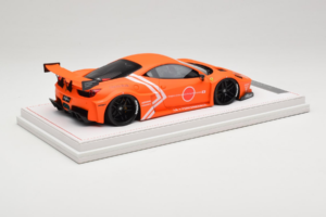 Ferrari 458 Liberty Walk LB-Silhouette WORKS GT Oranžinis IVY 1:18 REMC002 Derva - nuotrauka 3 iš 6