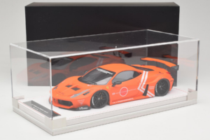 Ferrari 458 Liberty Walk LB-Silhouette WORKS GT Oranžinis IVY 1:18 REMC002 Derva - nuotrauka 6 iš 6
