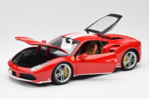 Ferrari 488 GTB Raudonas Bburago 1:18 18-76102 Metalas - nuotrauka 2 iš 8