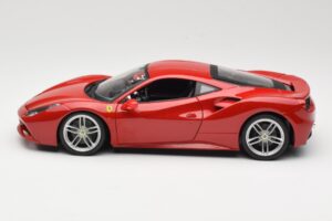 Ferrari 488 GTB Raudonas Bburago 1:18 18-16008 Metalas - nuotrauka 4 iš 8