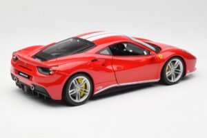 Ferrari 488 GTB Raudonas Bburago 1:18 18-76102 Metalas - nuotrauka 3 iš 8