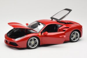 Ferrari 488 GTB Raudonas Bburago 1:18 18-16008 Metalas - nuotrauka 2 iš 8