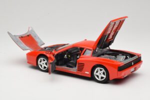 Ferrari 512 TR Raudonas Mira 1:18 6144 Metalas - nuotrauka 5 iš 8