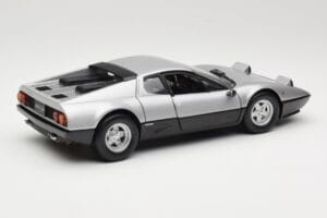 Ferrari 512BB Sidabrinis Kyosho 1:18 08171S Metalas - nuotrauka 3 iš 8