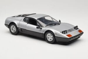 Ferrari 512BB Sidabrinis Kyosho 1:18 08171S Metalas - nuotrauka 6 iš 8