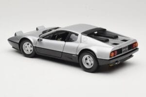 Ferrari 512BB Sidabrinis Kyosho 1:18 08171S Metalas - nuotrauka 7 iš 8