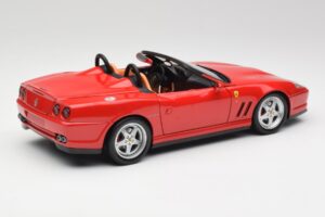 Ferrari 550 Barchetta Rosso Corsa Hot Wheels 1:18 29441 Metalas - nuotrauka 3 iš 8