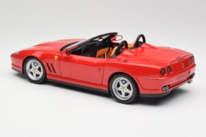 Ferrari 550 Barchetta Rosso Corsa Hot Wheels 1:18 29441 Metalas - nuotrauka 7 iš 8