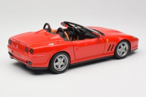 Ferrari 550 Barchetta Rosso Corsa Hot Wheels 1:18 074299294419 Metalas - nuotrauka 3 iš 8