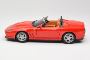 Ferrari 550 Barchetta Rosso Corsa Hot Wheels 1:18 074299294419 Metalas - nuotrauka 4 iš 8