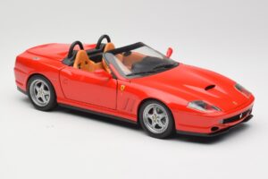 Ferrari 550 Barchetta Rosso Corsa Hot Wheels 1:18 074299294419 Metalas - nuotrauka 6 iš 8