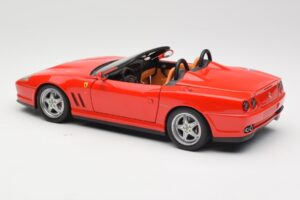 Ferrari 550 Barchetta Rosso Corsa Hot Wheels 1:18 074299294419 Metalas - nuotrauka 7 iš 8