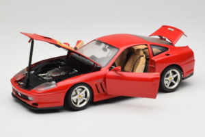 Ferrari 550 Maranello 22 Jahre Ferrari Model Club Raudonas Bburago 1:18 3064-P2 Metalas - nuotrauka 2 iš 8