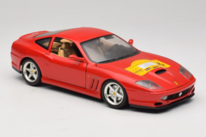 Ferrari 550 Maranello 22 Jahre Ferrari Model Club Raudonas Bburago 1:18 3064-P2 Metalas - nuotrauka 6 iš 8