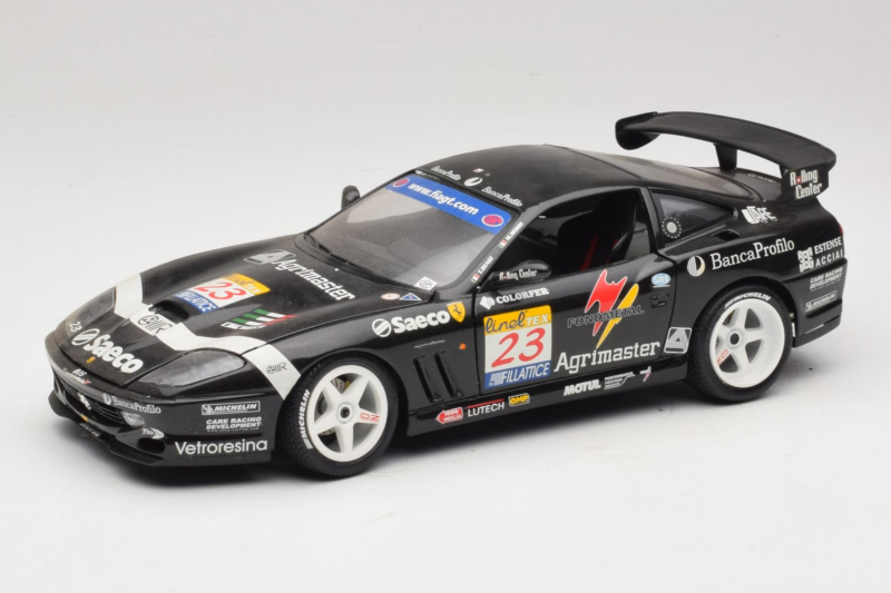 Ferrari 550 Maranello #23 Agrimaster Juodas Bburago 1:18 3344-B2 Metalas
