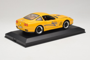 Ferrari 550 Maranello Autoliv Geltonas Riboto Leidimo Exclusive Cars 1:18 EC002 Metalas - nuotrauka 4 iš 9