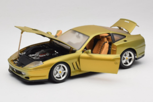 Ferrari 550 Maranello Gold Metallic Braccio & Gotz Bburago 1:18 3044-G1 Metalas - nuotrauka 2 iš 8