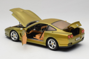 Ferrari 550 Maranello Gold Metallic Braccio & Gotz Bburago 1:18 3044-G1 Metalas - nuotrauka 5 iš 8