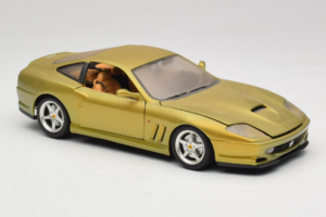 Ferrari 550 Maranello Gold Metallic Braccio & Gotz Bburago 1:18 3044-G1 Metalas - nuotrauka 6 iš 8