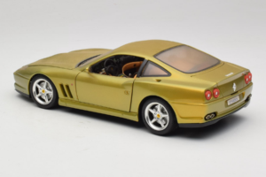 Ferrari 550 Maranello Gold Metallic Braccio & Gotz Bburago 1:18 3044-G1 Metalas - nuotrauka 7 iš 8