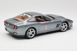 Ferrari 550 Maranello Pilkas Metallic Maisto 1:18 4839 Metalas - nuotrauka 2 iš 6