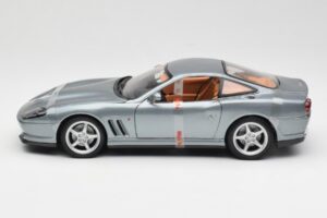 Ferrari 550 Maranello Pilkas Metallic Maisto 1:18 4839 Metalas - nuotrauka 3 iš 6