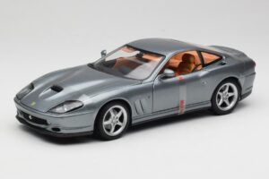 Ferrari 550 Maranello Pilkas Metallic Maisto 1:18 4839 Metalas