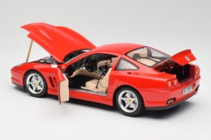 Ferrari 550 Maranello Raudonas Bburago 1:18 3064 Metalas - nuotrauka 5 iš 8