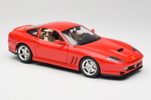 Ferrari 550 Maranello Raudonas Bburago 1:18 3064 Metalas - nuotrauka 6 iš 8
