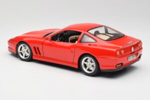 Ferrari 550 Maranello Raudonas Bburago 1:18 3064 Metalas - nuotrauka 7 iš 8