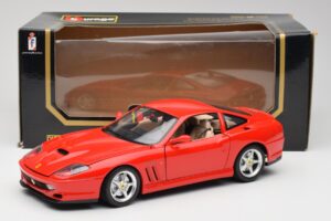 Ferrari 550 Maranello Raudonas Bburago 1:18 3064 Metalas - nuotrauka 8 iš 8