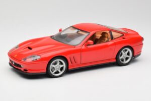 Ferrari 550 Maranello Raudonas Maisto 1:18 31839 Metalas