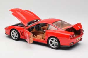 Ferrari 550 Maranello Raudonas Maisto 1:18 31839 Metalas - nuotrauka 5 iš 8
