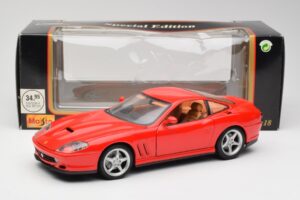 Ferrari 550 Maranello Raudonas Maisto 1:18 31839 Metalas - nuotrauka 8 iš 8
