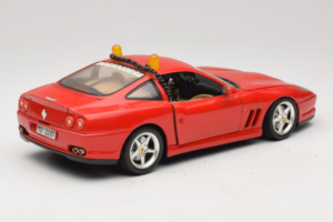 Ferrari 550 Maranello Safety Car Rosso Corsa Bburago 1:18 3064-P1 Metalas - nuotrauka 3 iš 8