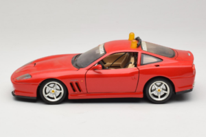 Ferrari 550 Maranello Safety Car Rosso Corsa Bburago 1:18 3064-P1 Metalas - nuotrauka 4 iš 8