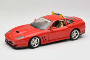 Ferrari 550 Maranello Safety Car Rosso Corsa Bburago 1:18 3064-P1 Metalas