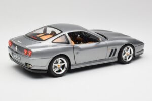 Ferrari 550 Maranello Sidabras Bburago 1:18 3344 Metalas - nuotrauka 3 iš 8