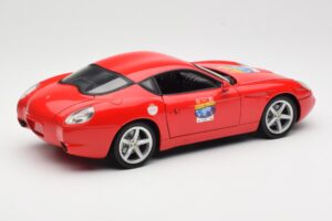 Ferrari 575 GTZ Zagato Raudonas Hot Wheels 1:18 L2960 Metalas - nuotrauka 3 iš 8