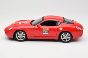 Ferrari 575 GTZ Zagato Raudonas Hot Wheels 1:18 L2960 Metalas - nuotrauka 4 iš 8